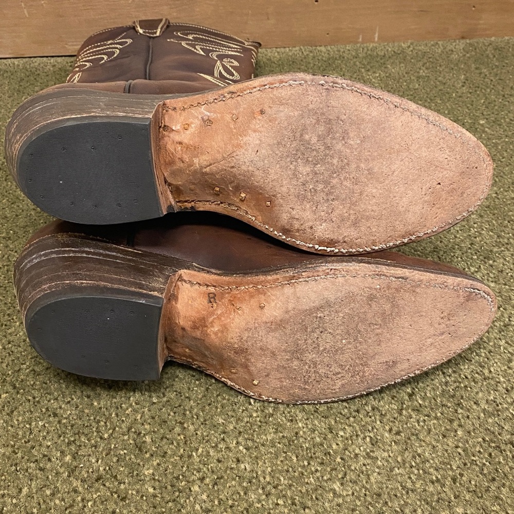 Vintage 1977 Stewart Boot Co Tucson, Az Handmade Western Boots 9D - Picture 5 of 8